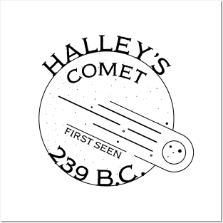 Halley's Comet First Seen 239 B.C. Posters and Art